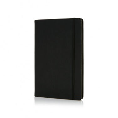 Logo trade promotional gift photo of: Deluxe hardcover PU A5 notebook