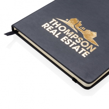 Logotrade promotional product image of: Deluxe hardcover PU A5 notebook