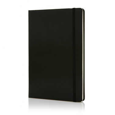 Logo trade promotional merchandise photo of: Deluxe hardcover A5 notebook