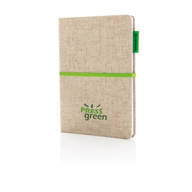 Logotrade advertising products photo of: A5 jute notebook