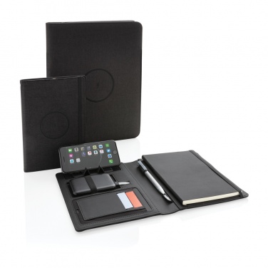 Logotrade promotional giveaways photo of: Air 5W wireless charging refillable journal cover A5