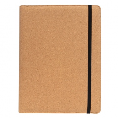Logo trade promotional products picture of: Deluxe cork portfolio A4 with pen