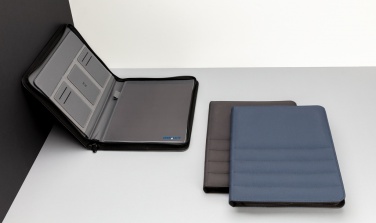 Logo trade advertising products image of: Impact AWARE™ RPET A4 portfolio with zipper