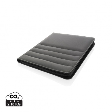 Logotrade promotional item picture of: Impact AWARE™ RPET A4 portfolio with zipper