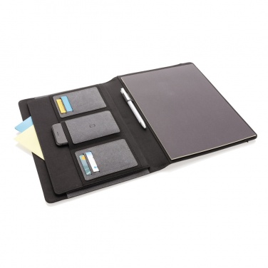 Logo trade promotional merchandise photo of: Recycled leather A4 portfolio
