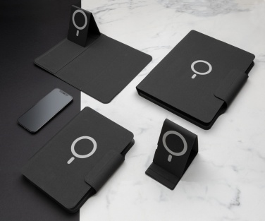 Logo trade promotional items picture of: Artic Magnetic 10W wireless charging A4 portfolio