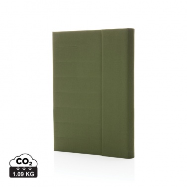 Logo trade promotional giveaways picture of: Impact Aware™ A5 notebook with magnetic closure