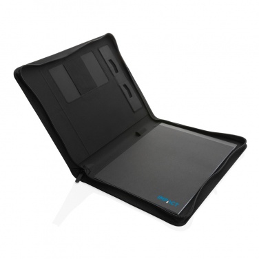 Logotrade business gifts photo of: Impact Aware™ deluxe 300D tech portfolio with zipper