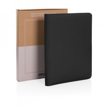 Logotrade promotional item picture of: Impact Aware™ deluxe 300D tech portfolio with zipper