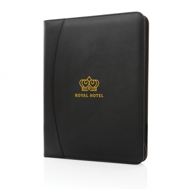 Logo trade promotional gifts image of: RCS rPU deluxe tech portfolio with zipper