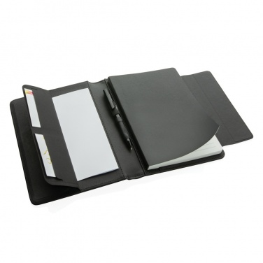 Logo trade business gifts image of: Swiss Peak Heritage RCS rPU A5 stone paper portfolio