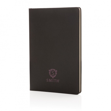 Logo trade promotional giveaways image of: A5 hardcover notebook