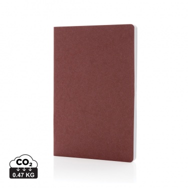 Logo trade advertising product photo of: Salton A5 GRS certified recycled paper notebook