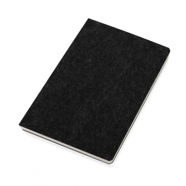 Logotrade promotional giveaways photo of: Phrase GRS certified recycled felt A5 notebook
