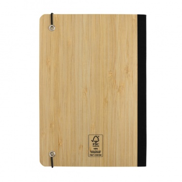 Logo trade promotional giveaways picture of: Scribe bamboo A5 Notebook