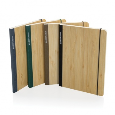 Logo trade advertising products image of: Scribe bamboo A5 Notebook