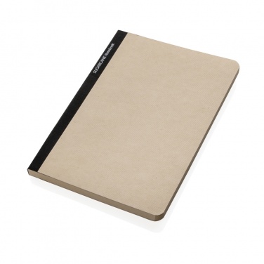 Logo trade business gifts image of: Stylo Sugarcane paper A5 Notebook