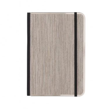 Logo trade promotional item photo of: Treeline A5 wooden cover deluxe notebook