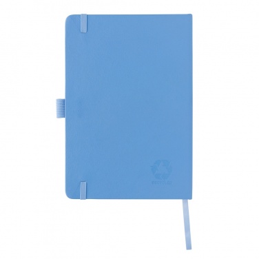 Logotrade promotional item image of: Sam A5 RCS certified bonded leather classic notebook