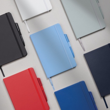 Logo trade promotional merchandise picture of: Sam A5 RCS certified bonded leather classic notebook