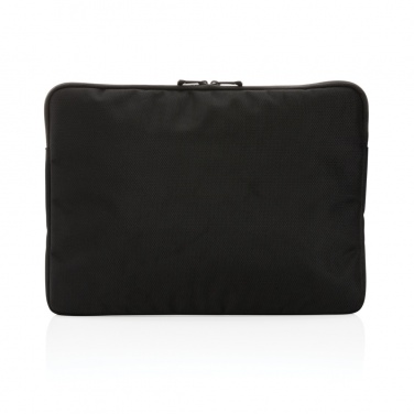 Logotrade promotional gift image of: Swiss Peak AWARE™ RPET Voyager 15.6" laptop sleeve