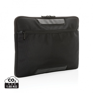 Logo trade advertising products image of: Swiss Peak AWARE™ RPET Voyager 15.6" laptop sleeve