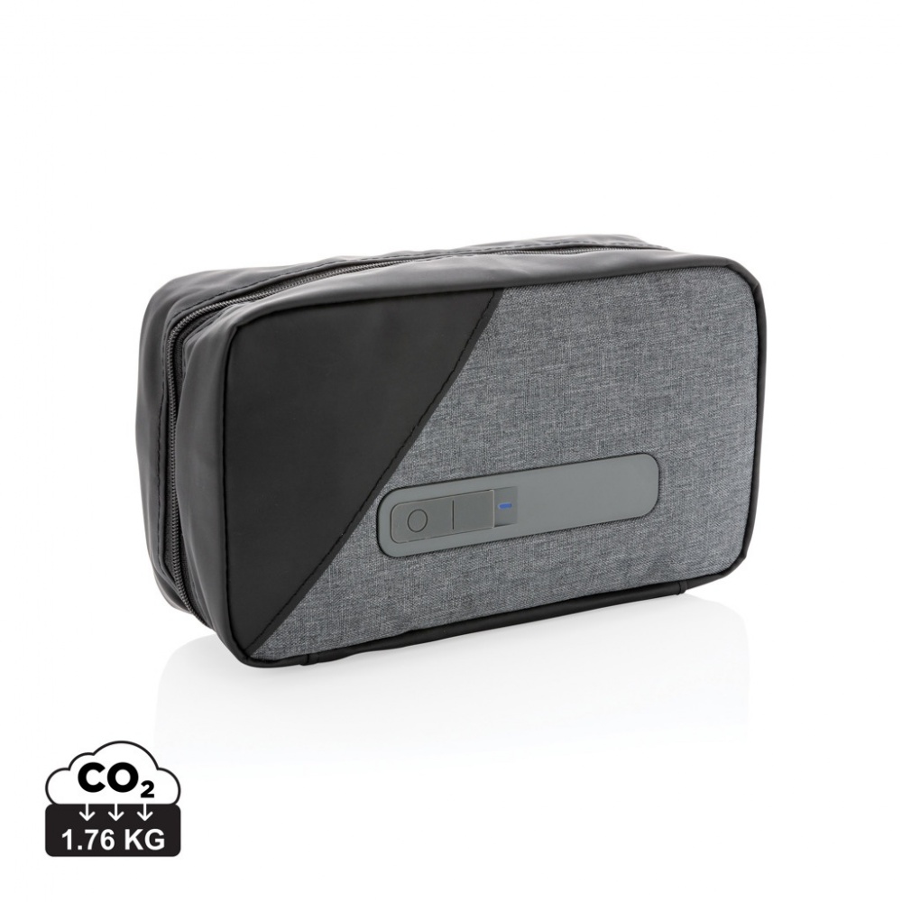 Logo trade advertising products image of: Portable UV-C steriliser pouch with integrated battery