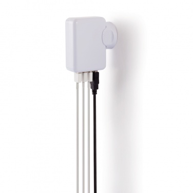 Logotrade promotional product picture of: Travel plug with 4 USB ports