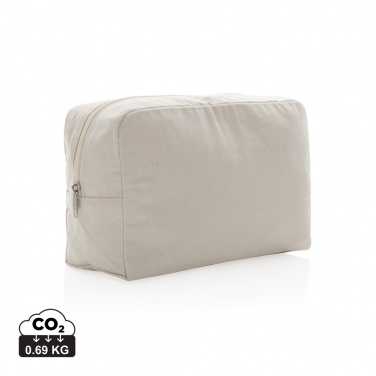 Logotrade promotional product picture of: Impact Aware™ 285 gsm rcanvas toiletry bag undyed