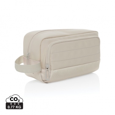 Logo trade business gifts image of: Armond AWARE™ RPET toiletry bag