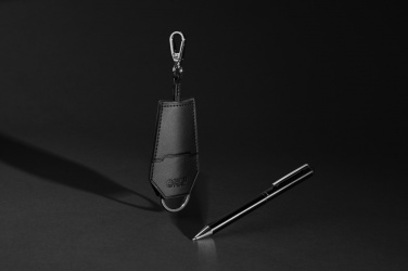 Logotrade corporate gift image of: SP Tula RCS certified recycled PU key holder and pen set
