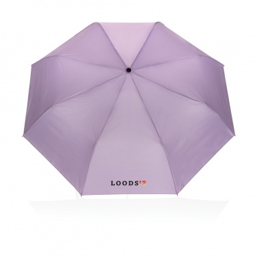 Logo trade corporate gift photo of: 21" Impact AWARE™ 190T mini auto open umbrella
