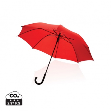 Logo trade promotional products image of: 23" Impact AWARE™ RPET 190T standard auto open umbrella