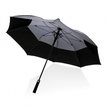 Logo trade corporate gift photo of: 27" Impact AWARE™ RPET 190T auto open stormproof umbrella