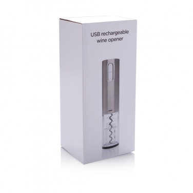 Logotrade promotional gift image of: Electric wine opener - USB rechargeable