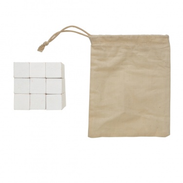Logo trade promotional giveaway photo of: Wooden brain game in canvas pouch