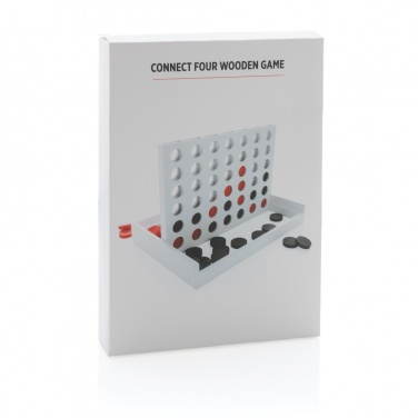 Logo trade promotional items image of: Connect four wooden game
