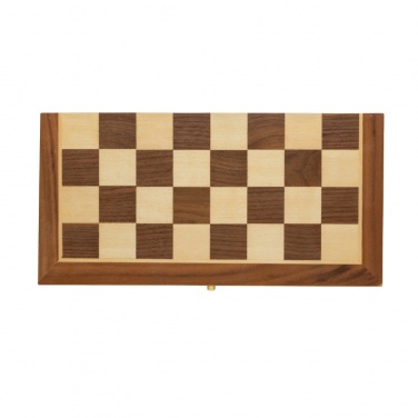 Logotrade corporate gift picture of: Luxury wooden foldable chess set