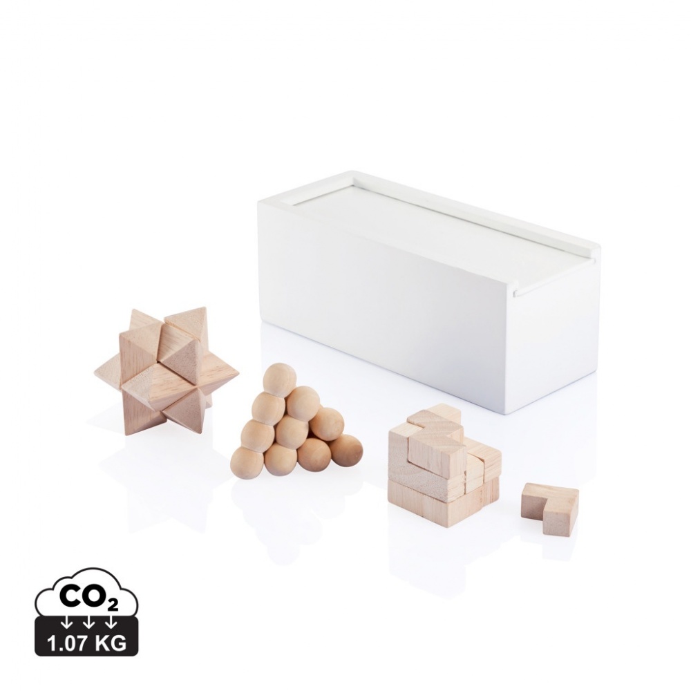 Logo trade corporate gifts picture of: 3 pcs brain teaser set