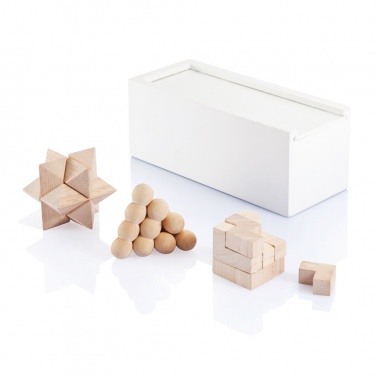 Logotrade promotional merchandise picture of: 3 pcs brain teaser set