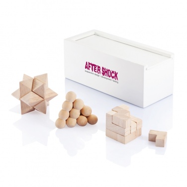 Logo trade corporate gift photo of: 3 pcs brain teaser set