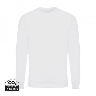 Logo trade corporate gift photo of: Iqoniq Zion recycled cotton crew neck