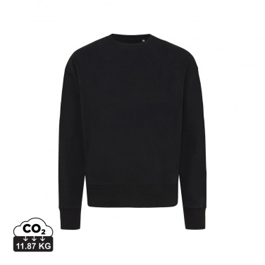 Logotrade promotional item image of: Iqoniq Kruger relaxed recycled cotton crew neck