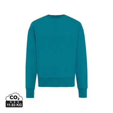 Logo trade advertising products picture of: Iqoniq Kruger relaxed recycled cotton crew neck