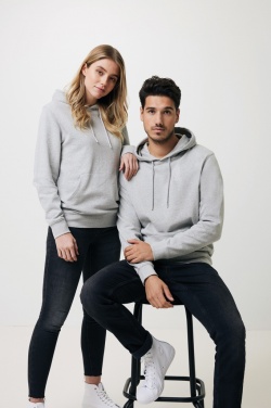 Logo trade promotional products image of: Iqoniq Torres recycled cotton hoodie undyed