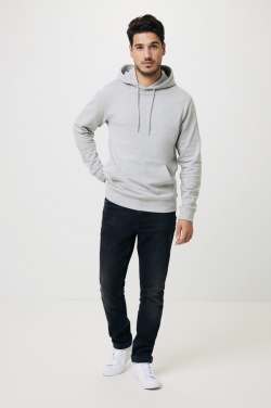 Logo trade advertising product photo of: Iqoniq Torres recycled cotton hoodie undyed