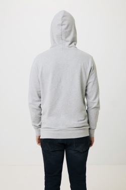 Logo trade promotional products image of: Iqoniq Torres recycled cotton hoodie undyed