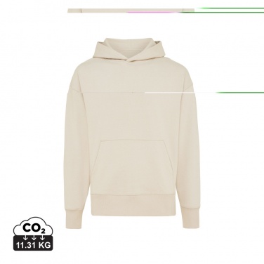 Logo trade promotional giveaways picture of: Iqoniq Yoho recycled cotton relaxed hoodie