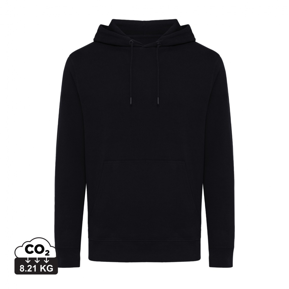 Logo trade advertising products picture of: Iqoniq Rila lightweight recycled cotton hoodie