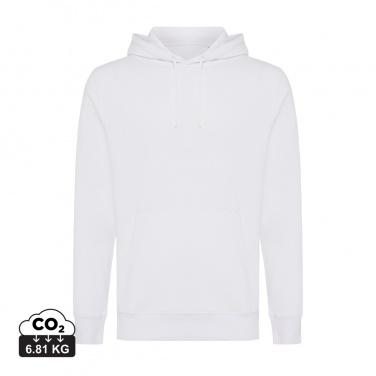 Logo trade corporate gift photo of: Iqoniq Rila lightweight recycled cotton hoodie